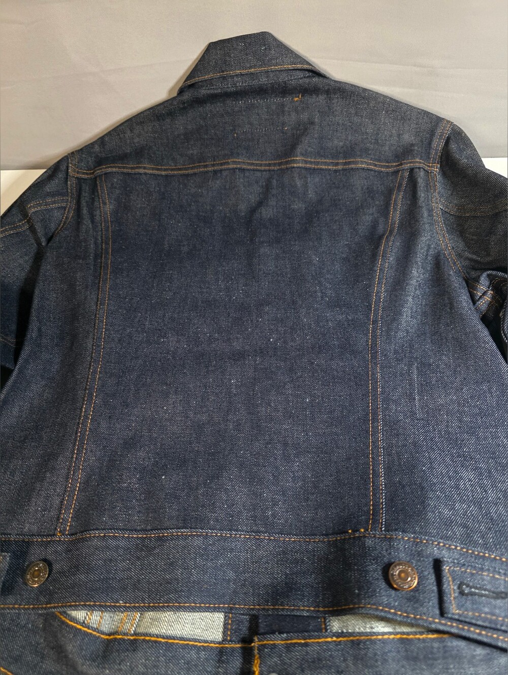 Levi's New Deadstock Vintage 1971-73 Denim Trucker Jacket Size 42 (L) - Picture 4 of 16